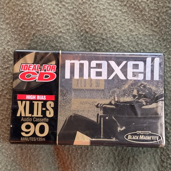 Maxwell Other - NIP Maxwell 90 minute High Bias XLII-S audio cassette. Black magnetite.